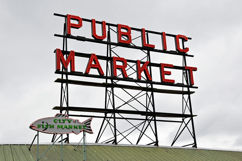 Public Market Sign
