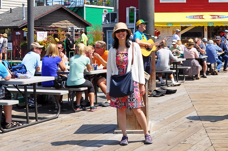 Charlotte at the fishermans wharf
