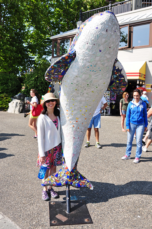 Look, my dress almost matches the whale tail