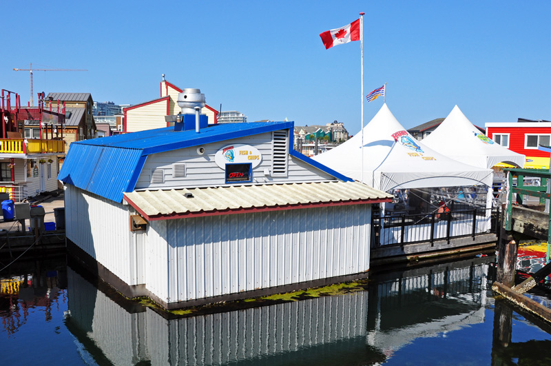 The famous fish and chips place