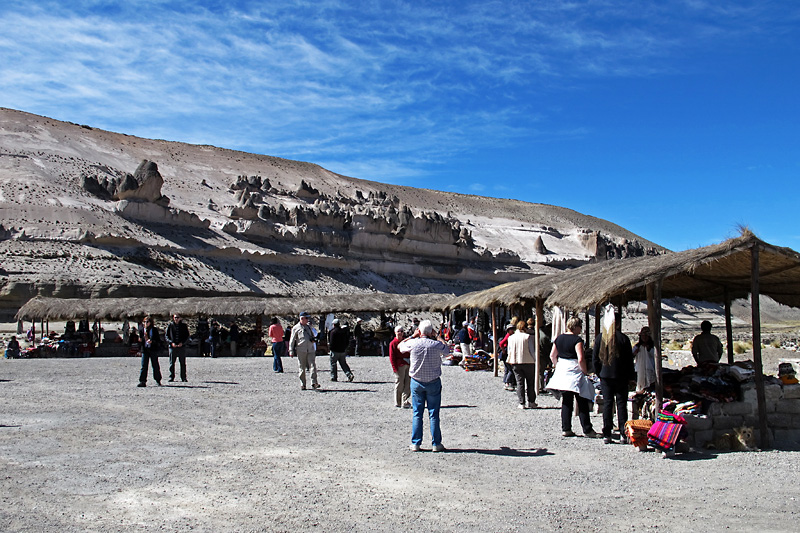 There are basically just a couple of stores and souvenir stands, plus the only bathroom in route to Chivay
